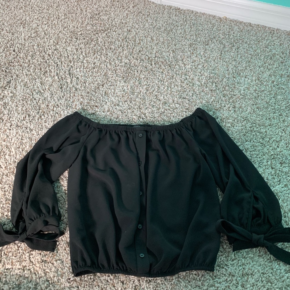 Black dress shirt